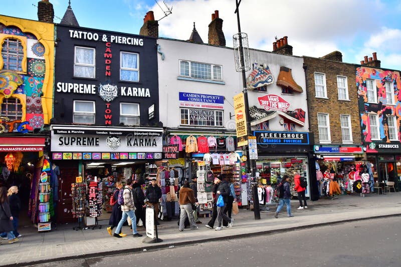 London England - february 20 2025 : Camden district royalty free stock photo