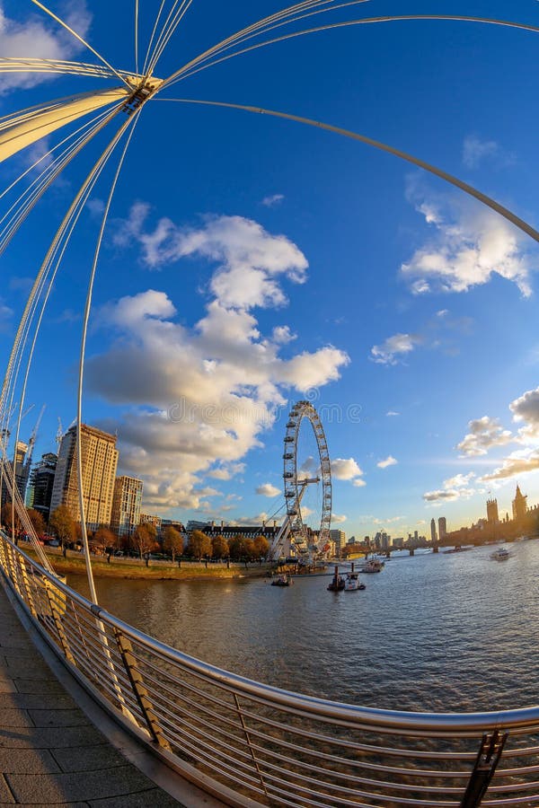 The Ferris wheel Golden Eye in London Stock Photo - Alamy