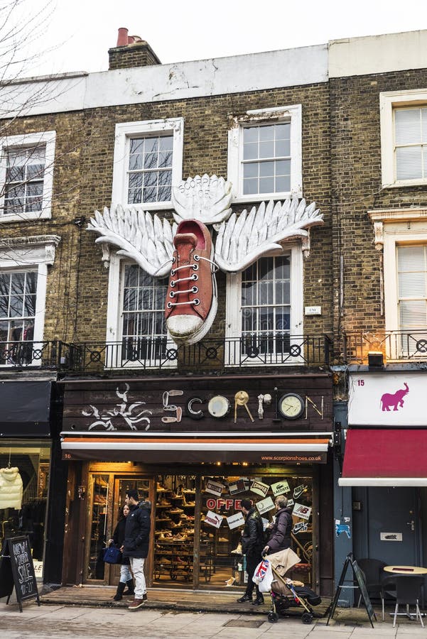 Camden High Street in London, England, United Kingdom stock photo Camden High Street in London, England, United Kingdom stock photo