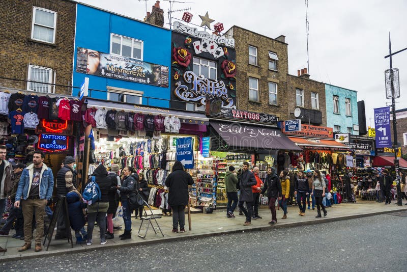 Camden High Street in London, England, United Kingdom stock photos Camden High Street in London, England, United Kingdom stock photos