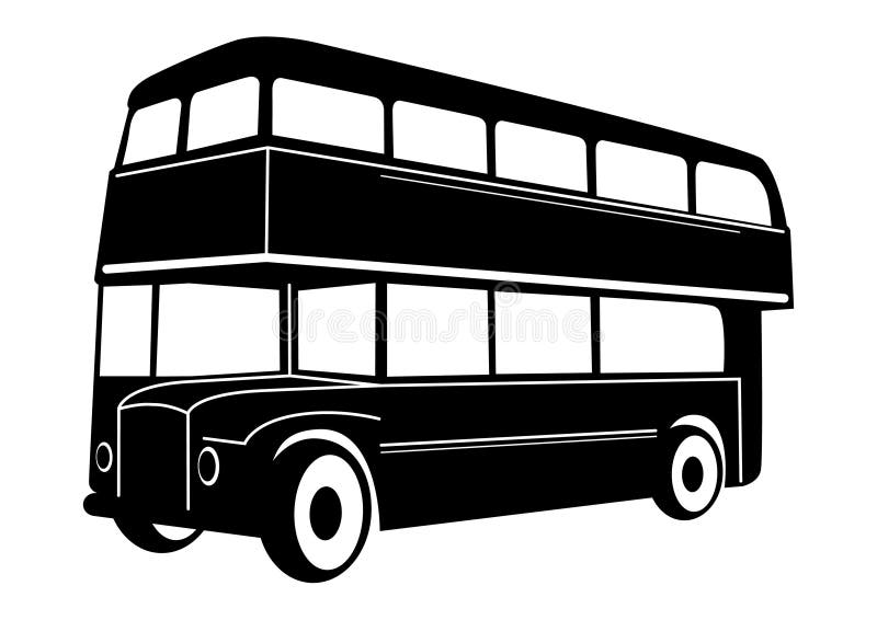 london för bussdäckaredouble red royaltyfri illustrationer london för bussdäckaredouble red royaltyfri illustrationer