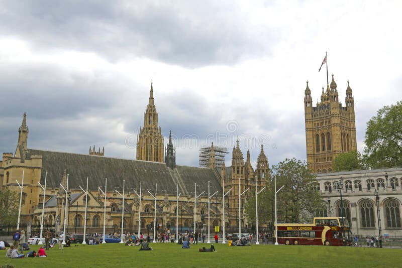 London, Great Britain -May 22, 2016: Parliament Square Garden stock image London, Great Britain -May 22, 2016: Parliament Square Garden stock image