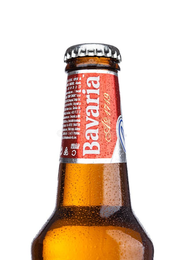 LONDON, GROSSBRITANNIEN - 29. MAI 2017: Flasche alkoholisches Bier Bayern-Hollands nicht auf Weiß Bayern ist die zweitgrösste Bra lizenzfreies stockfoto LONDON, GROSSBRITANNIEN - 29. MAI 2017: Flasche alkoholisches Bier Bayern-Hollands nicht auf Weiß Bayern ist die zweitgrösste Bra lizenzfreies stockfoto