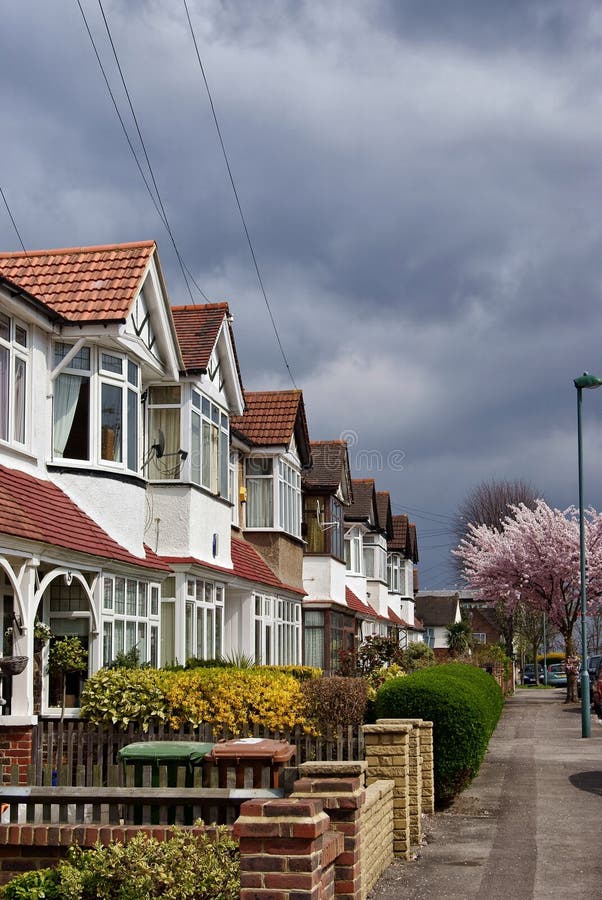 London Houses stock images