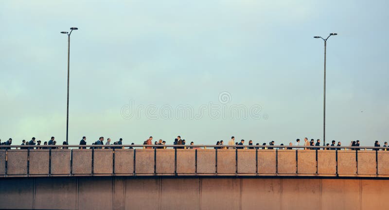 London Morning commute stock images London Morning commute stock images