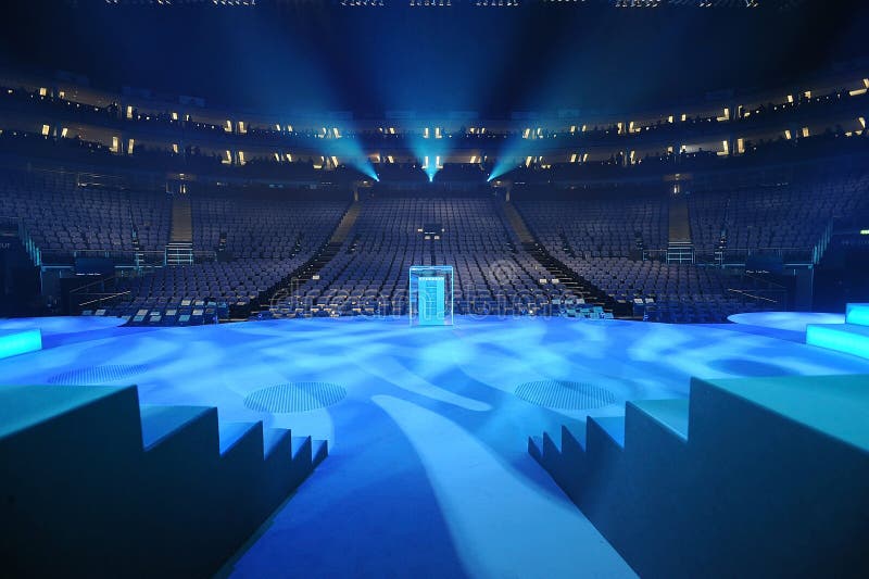 The London O2 Arena stage