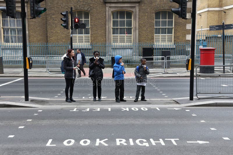 London pedestrian crossing