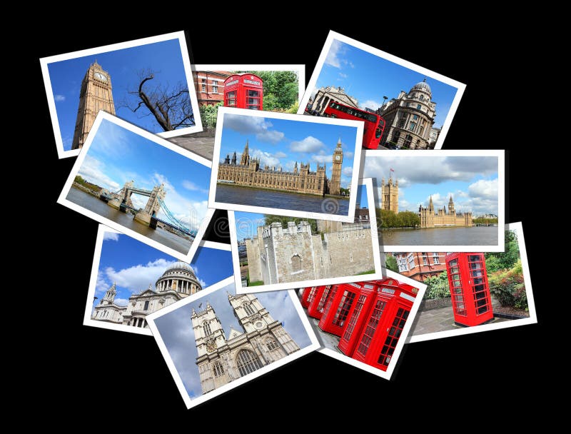 London postcards stock photo. Image of collage, sightseeing 27835170