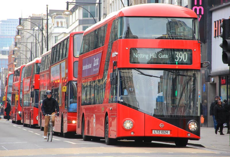 London Red Double decker busses