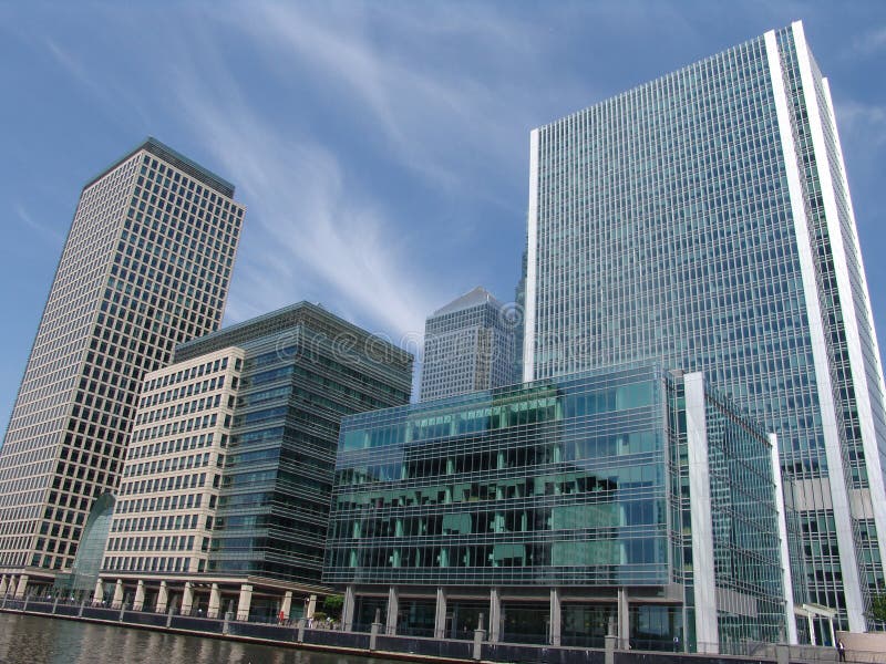 London s Canary Wharf towers