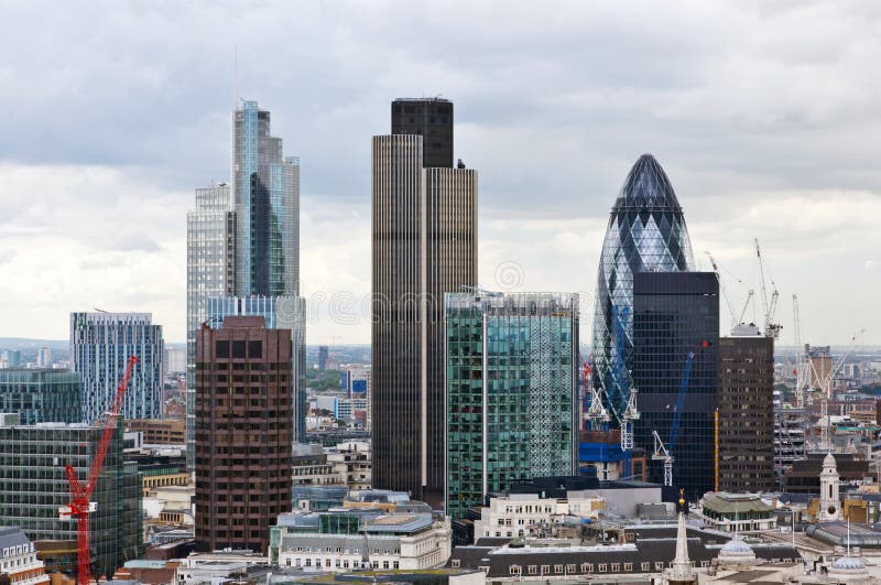 Vista aérea de londres.