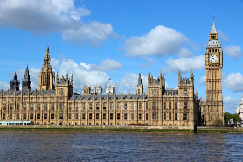 London, United Kingdom - Palace of Westminster (Houses of Parliament) with Big Ben clock tower. UNESCO World Heritage Site. London, United Kingdom - Palace of Westminster (Houses of Parliament) with Big Ben clock tower. UNESCO World Heritage Site.