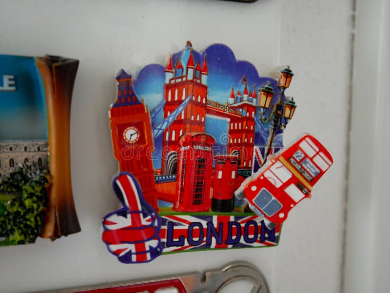 London Tower Bridge Fridge Metall Magnet Souvenir,Großbritannien 
