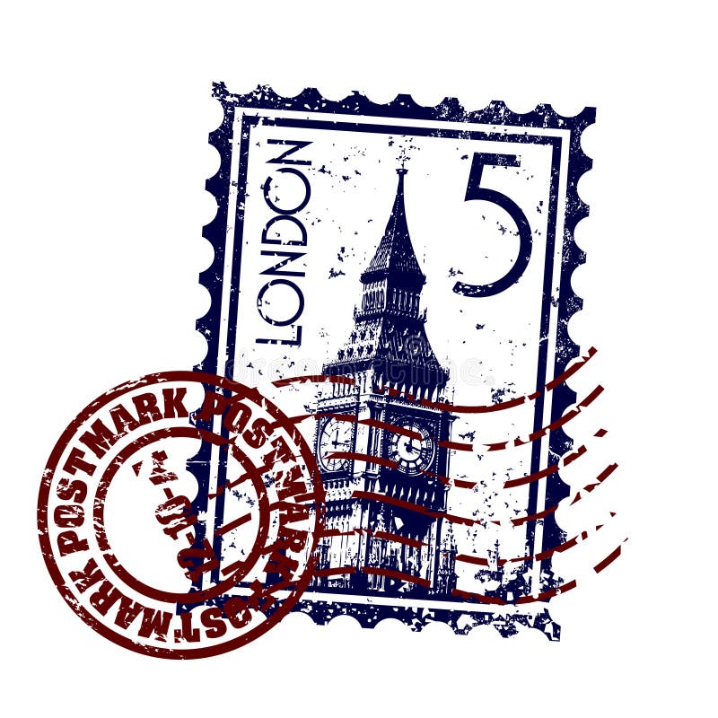 London Stamp Or Postmark Style Grunge Stock Photo Image 11487470