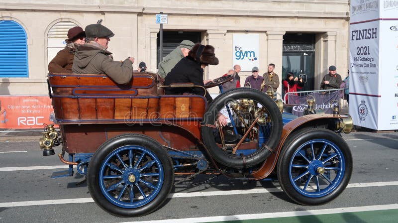 The 2021 London To Brighton Veteran Car Run. Editorial Image - Image of
