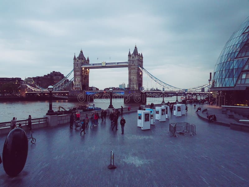 London, UK ; Apr, 30, 2018; Tower Bridge in London, UK royalty free stock images London, UK ; Apr, 30, 2018; Tower Bridge in London, UK royalty free stock images