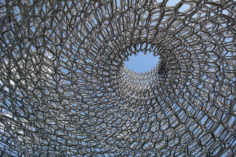 The Hive, an Aluminum Construction Designed by Artist Wolfgang Buttress ...