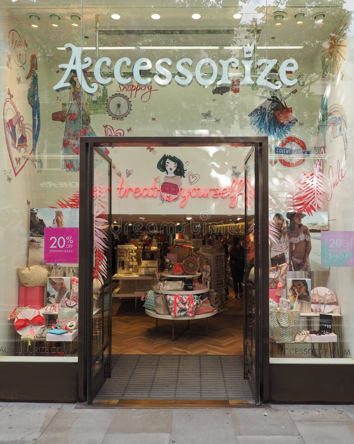 Accessorize Storefront in London Editorial Image - Image of european ...