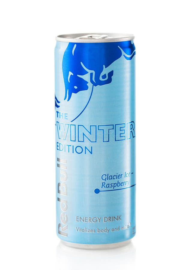 LONDON,UK JANUARY 19, Red Bull Winter Edition with Raspberry. Most Popular Energy Drink on White Background Editorial Image Image of merchandise, popular: 250634615