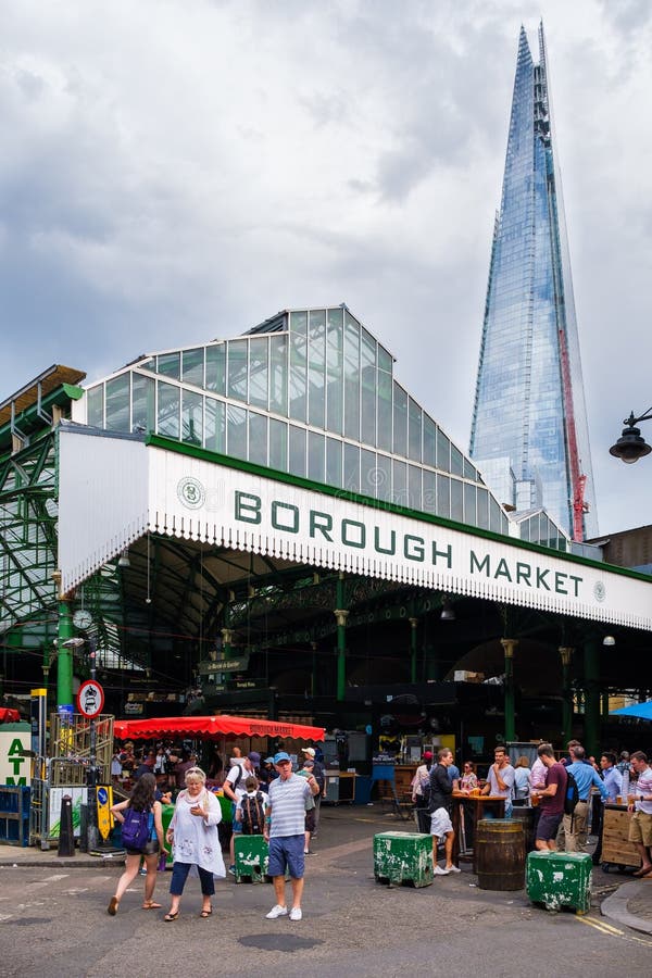 The Famous Borough Market in London Editorial Photo - Image of food ...