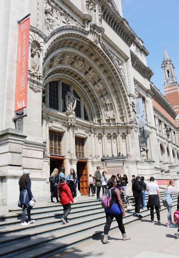 Entrance to the Victoria and Albert Museum royalty free stock photos Entrance to the Victoria and Albert Museum royalty free stock photos