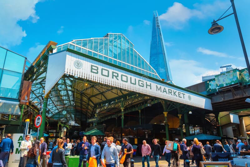 Borough Market in Southwark, London, UK Editorial Stock Photo - Image ...
