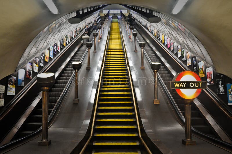 London Underground stock photography