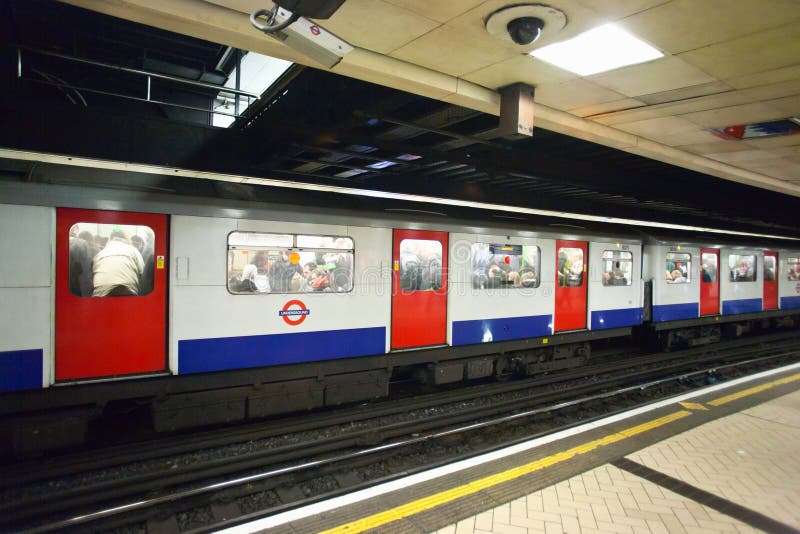 London underground train royalty free stock photography