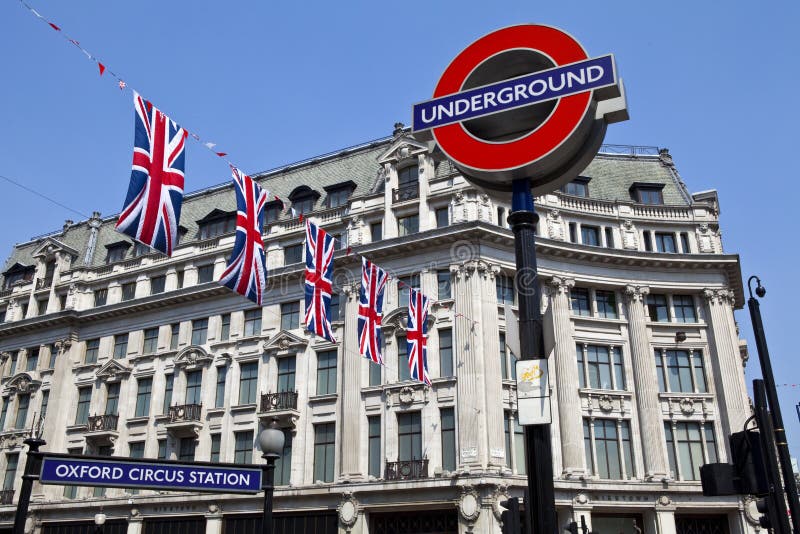 London Underground and Union Flags