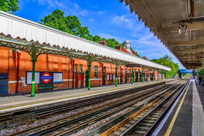 London, The United Kingdom of Great Britain: Colorful London train station royalty free stock images London, The United Kingdom of Great Britain: Colorful London train station royalty free stock images