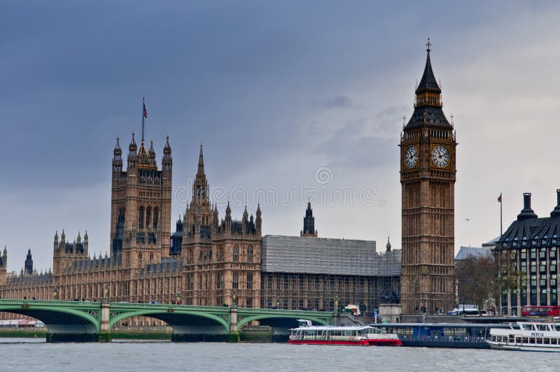 Londra durante pesante nevicata da, il grande un.