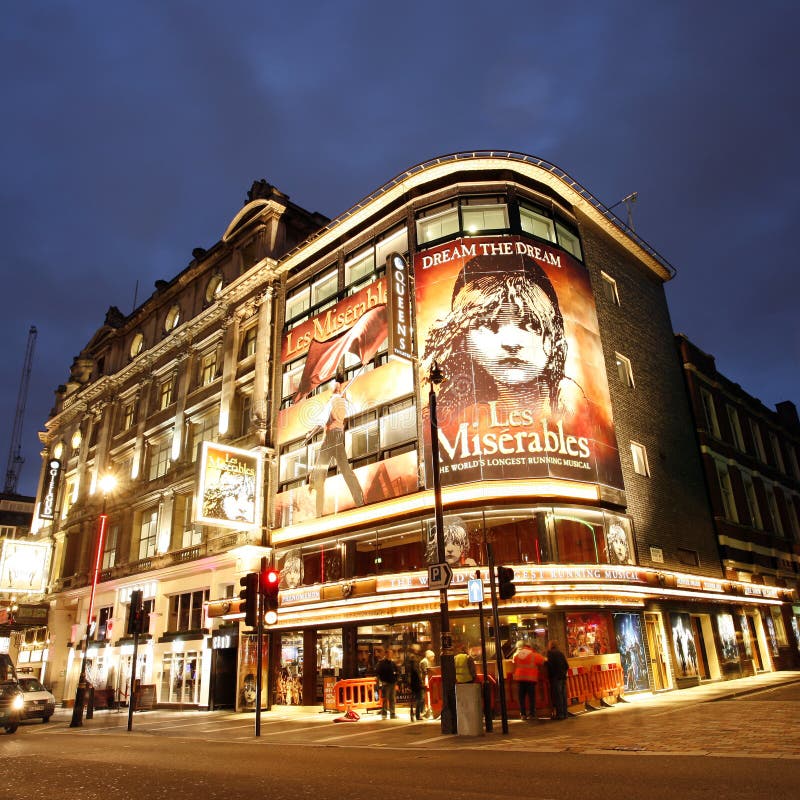 Teatro di Londra, il teatro della regina immagine stock libera da diritti Teatro di Londra, il teatro della regina immagine stock libera da diritti