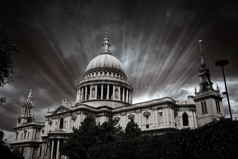 Londyn St Paul Pauls katedra w Anglia fotografia royalty free Londyn St Paul Pauls katedra w Anglia fotografia royalty free