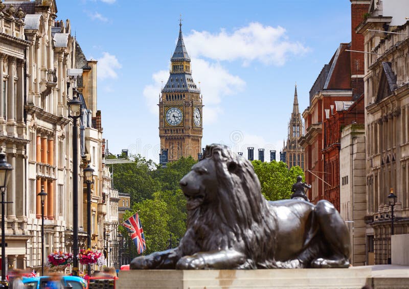 Londyński Trafalgar kwadrat w UK