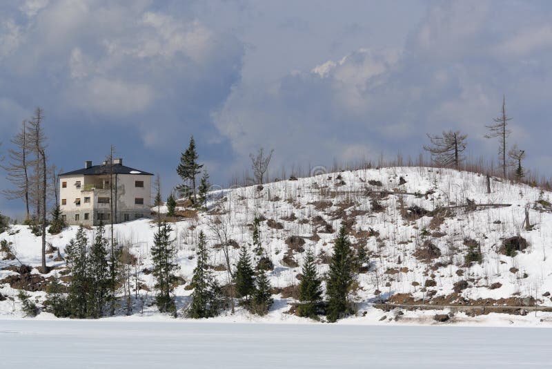 Lonely house in Strbske Pleso