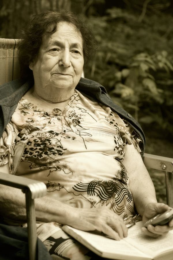 Lonely old woman stock photo. Image of mother, senior - 3010126