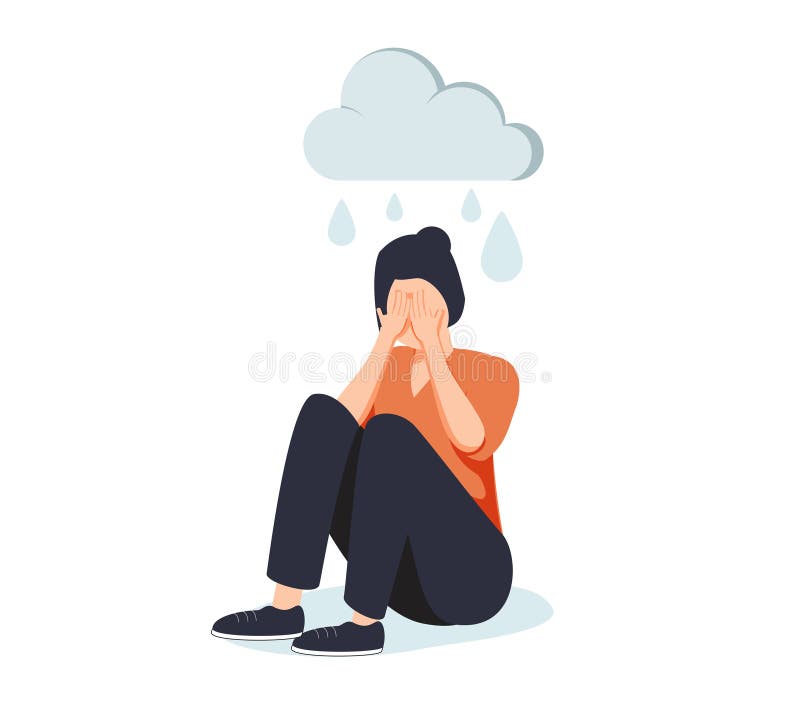 Child Crying Over a Broken Toy Stock Vector - Illustration of sadness ...