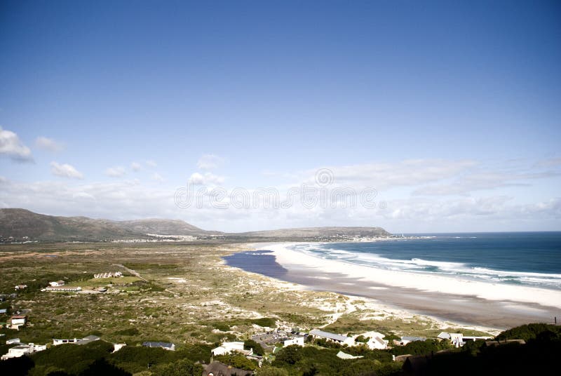 A view of Long Beach, Kommetjie in Cape Town South Africa taken from Chapmans Peak. MyRef: 5029. A view of Long Beach, Kommetjie in Cape Town South Africa taken from Chapmans Peak. MyRef: 5029