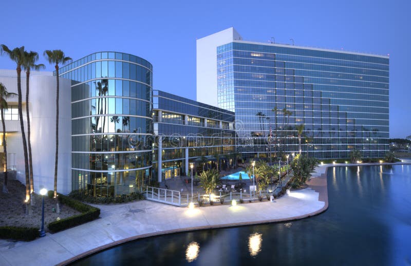 Long Beach Architecture stock image. Image of lights 72814921