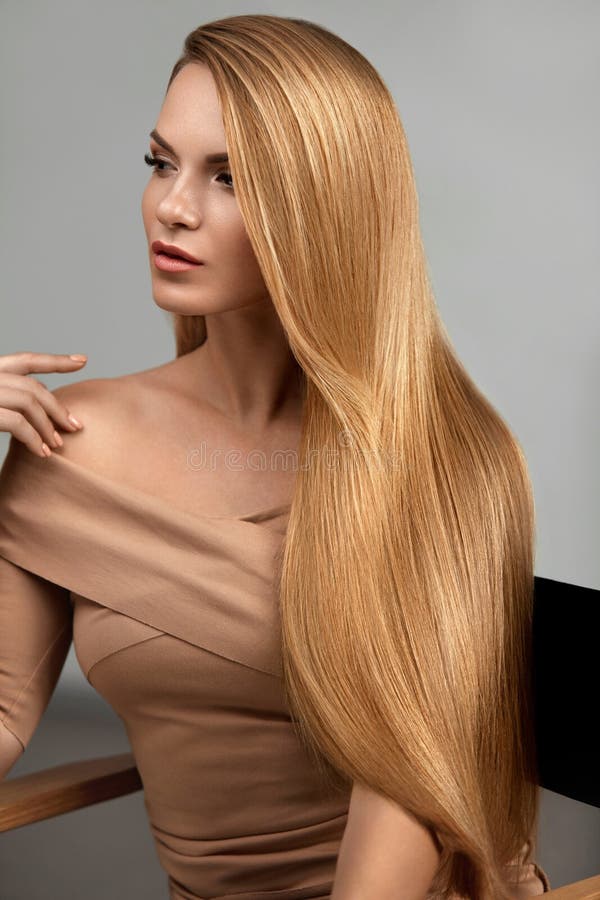 Long Blonde Hair. Beautiful Woman with Healthy Straight Hair Stock Image - Image of hair, glamour: 125022829 Long Blonde Hair. Beautiful Woman with Healthy Straight Hair Stock Image - Image of hair, glamour: 125022829