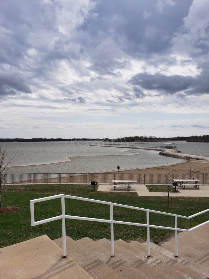 Long Branch State Park stock image. Image of wall, winter 235804063