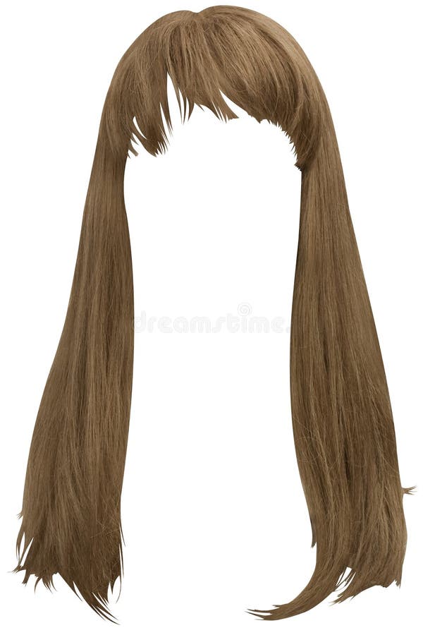 Brown Wig PNG and Brown Wig Transparent Clipart Free Download