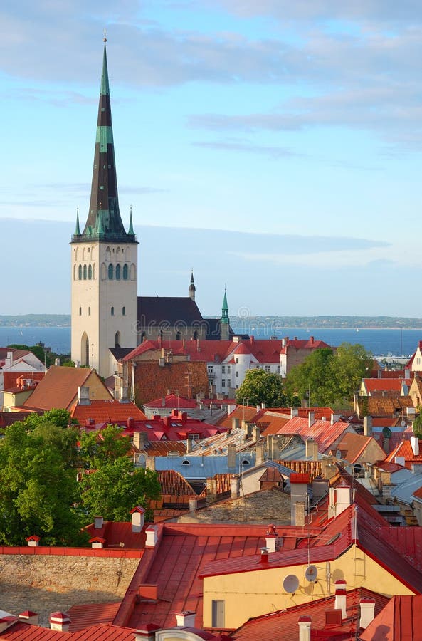 A long church in old Tallinn