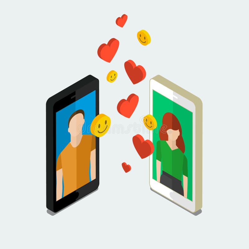 Long distance relationship. stock illustration Long distance relationship. stock illustration