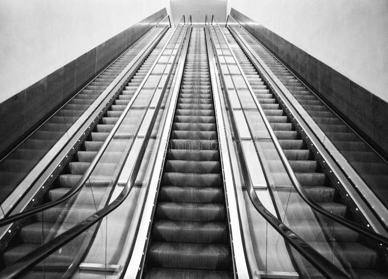 Long escalators