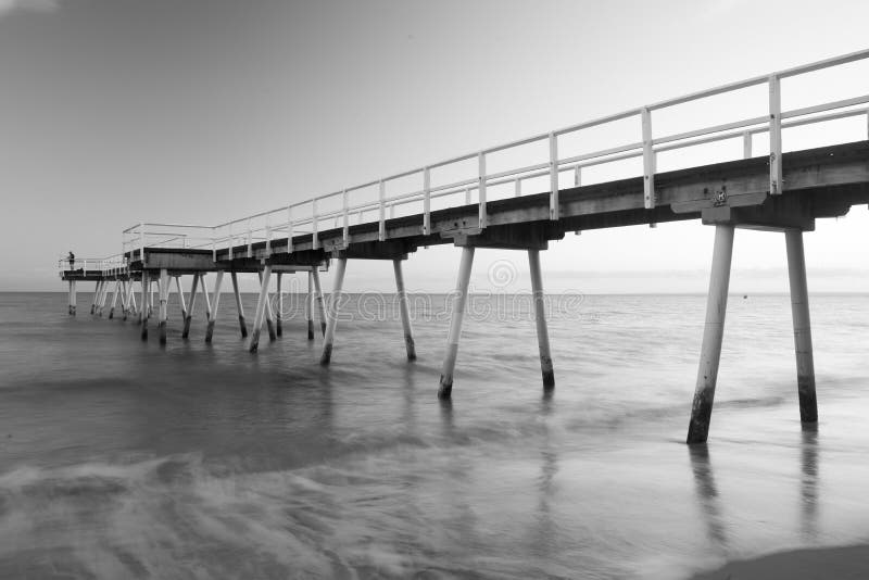 Torquay Beach Hervey Bay Australia Jetty Stock Photo 