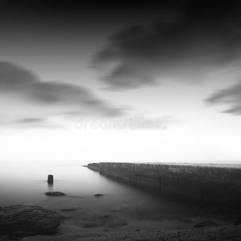 Long exposure wavecutter royalty free stock image Long exposure wavecutter royalty free stock image