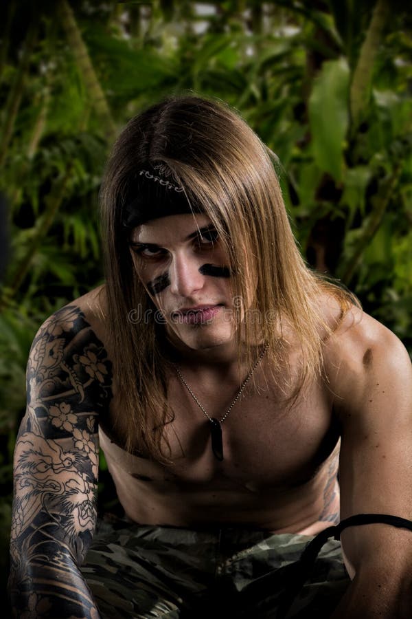 1,820 Man Long Hair Tattoo Stock Photos - Free & Royalty-Free Stock Photos from Dreamstime