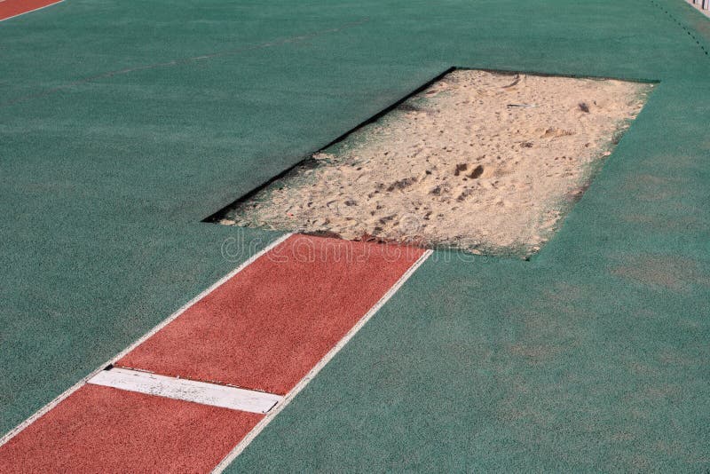 Long jump pit