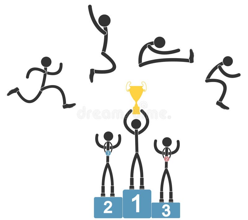 Long Jump stock vector. Illustration of sportsman, athlete - 49782610